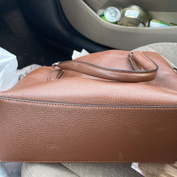 Brown barely used Coach purse - Picture 3 of 4